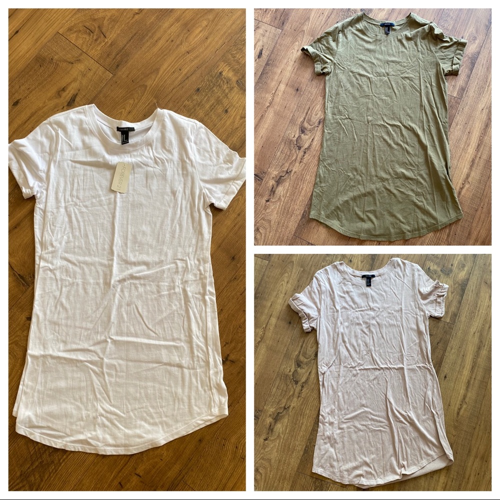 Bundle of 3 Forever21 T-shirt dresses